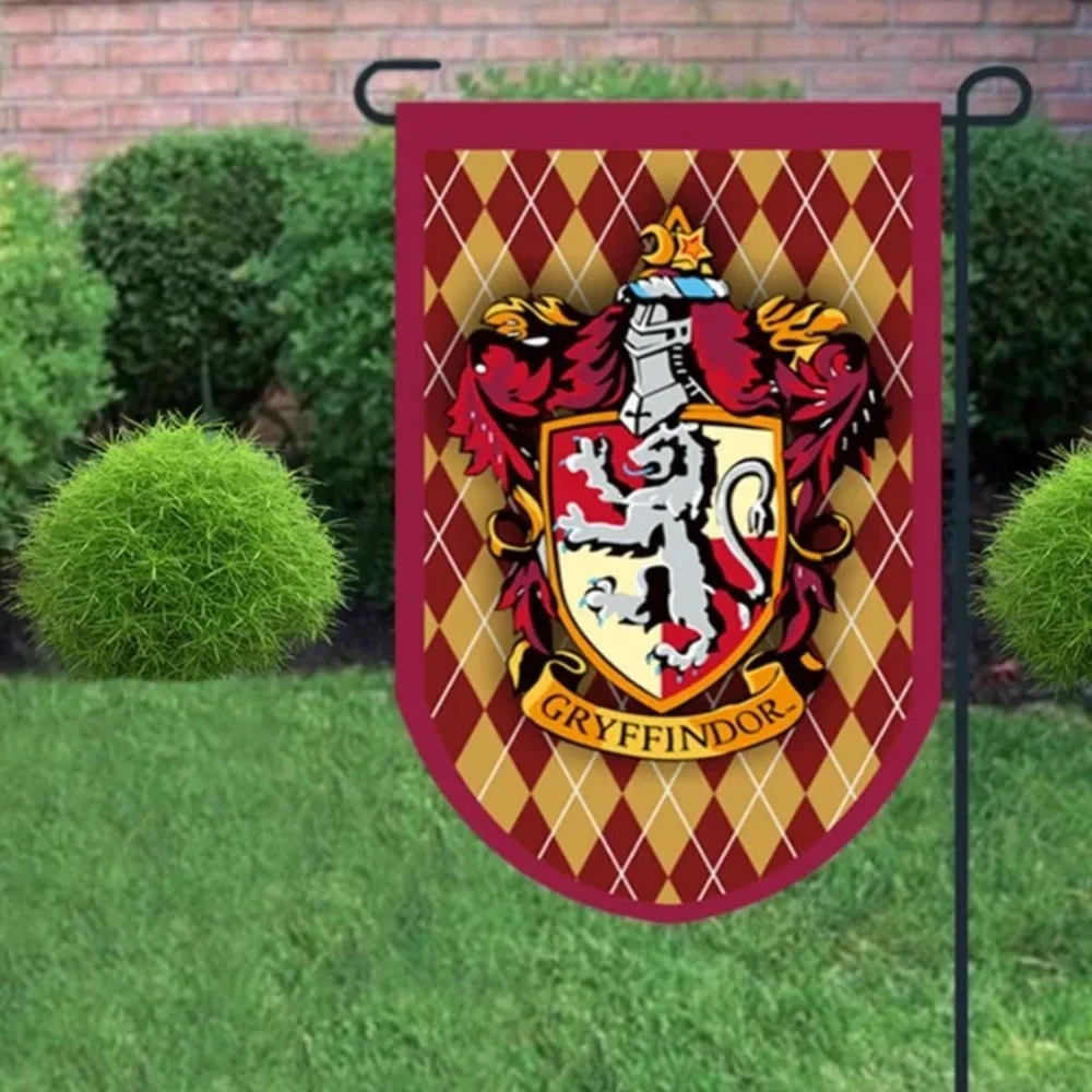 NEW Harry Potter Gryffindor Crest Hanging Banner Flag 24x37” Nylon Double Sided